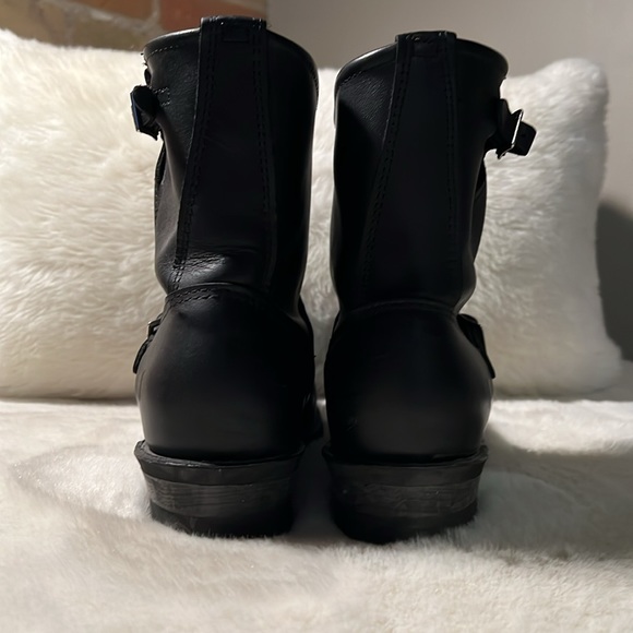 FRYE Engineer 8R Moto Leather Boots - Picture 4 of 7